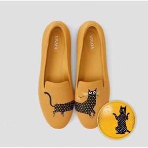 VIVAIA Round-Toe Embroidered Loafers (Audrey) EU 41 / US 9.5